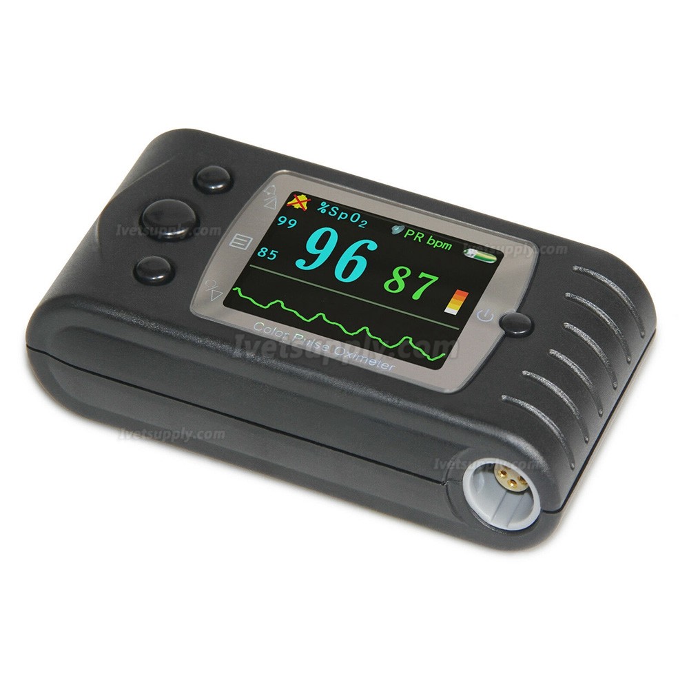 VET Animal Pulse Oximeter Veterinary Ear Clip SpO2 Pulse Rate Waveform